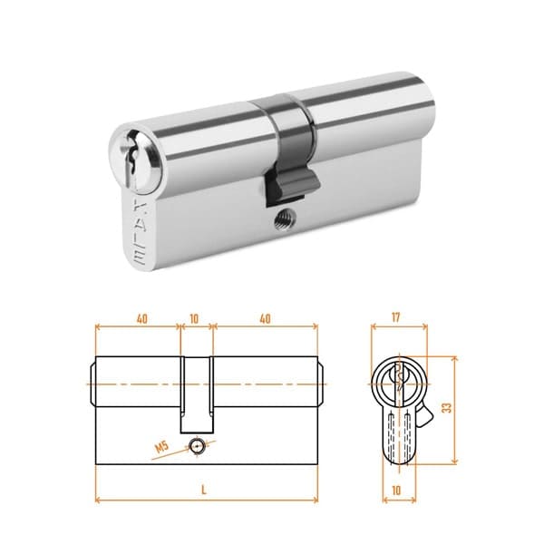 KALE 164 GNC YALE BAREL 90 mm.